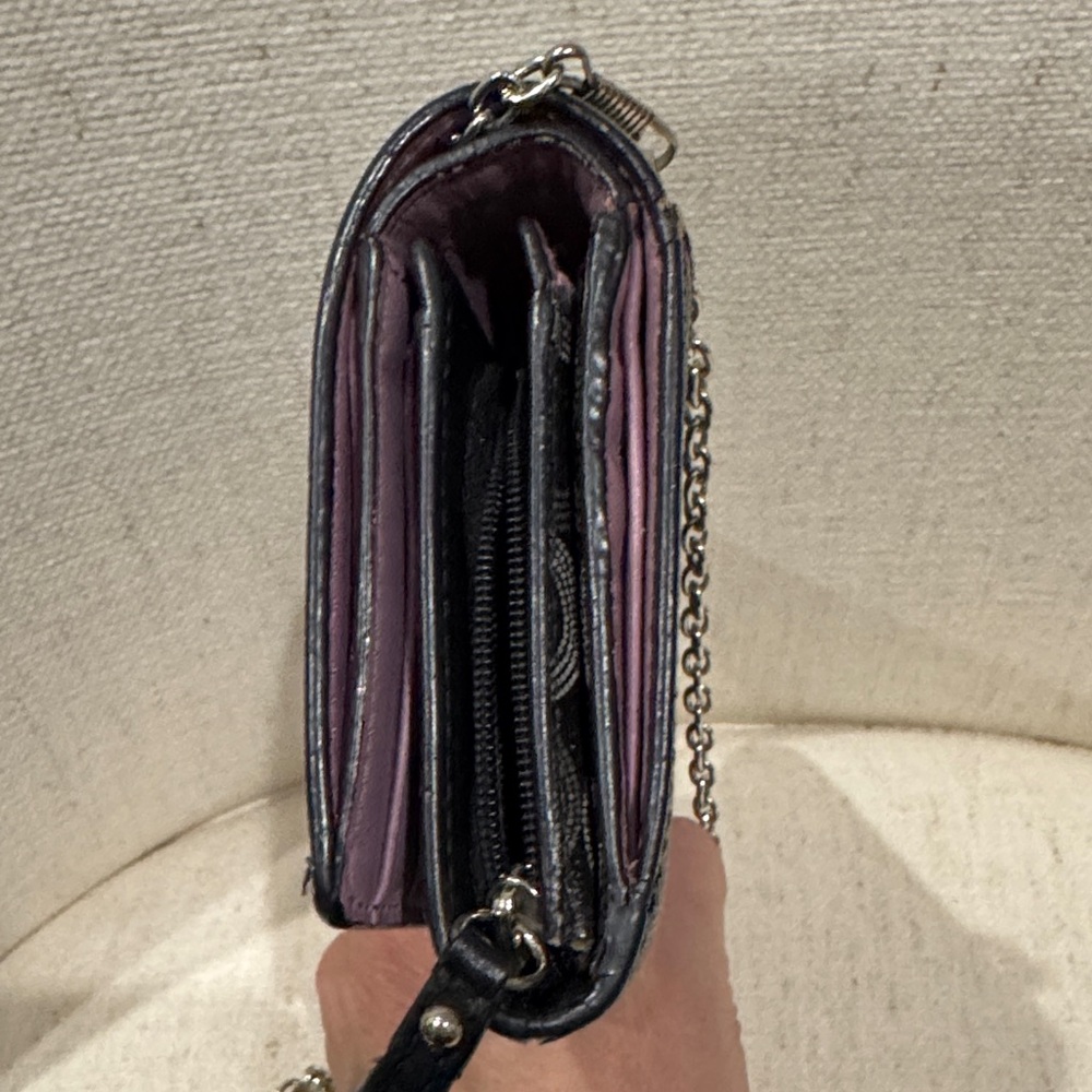 Coach Black Patterned crossbody or clutch - Picture 4 of 8